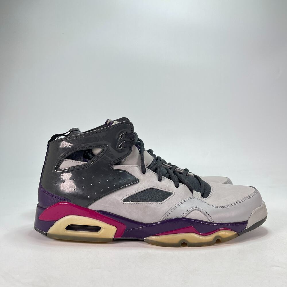 Jordan Flight Club 91 Grand Purple Basketball Shoes 555475-028 Men's Size 11